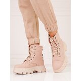 SHELOVET Women's trappers on the platform pink | Shoptok.si