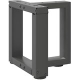  Noge za klub stolić T-oblika 2 kom antracit 30x25x(30-31) cm čelik | shoptok.hr