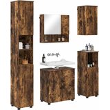  Set namještaja za kupaonicu 5 kom. Dimljeni hrast | shoptok.hr