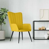  Stolica za opuštanje boja senfa baršunasta | shoptok.hr