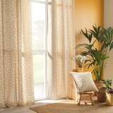 Douceur d intérieur Žuta /bijela zavjesa 140x240 cm Maddy – | shoptok.hr