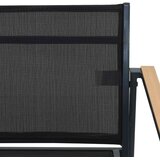  Vrtne stolice 2 pcs Crna i antracit 53 5 x 59 x 77 cm | shoptok.hr