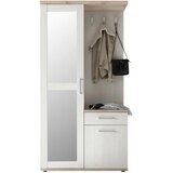 MID.YOU Garderobe 'Romance' , bela, barve hrasta | Shoptok.si