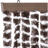  Zastor protiv muha smeđa i bijela 100 x 230 cm od šenila | shoptok.hr