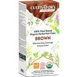 CULTIVATOR'S Organic Herbal Hair Color - Brown Cene