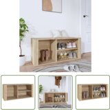 The Living Store Omarica za čevlje sonoma hrast 100x35x45 cm inženirski les - Omarica Za Čevlje, (21744682) | Shoptok.si