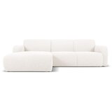 Micadoni Home Bijela kutna garnitura od bouclé tkanine (s lijevim kutom) Molino – | shoptok.hr
