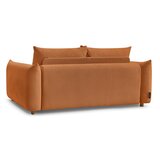 Bobochic Paris Oranžna raztegljiva sedežna garnitura 214 cm Ernest – | Shoptok.si
