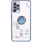 INORCO Za Samsung Galaxy A32 5G/M32 5G TPU ovitek s cvetličnim vzorcem Rhinestone Kickstand Galvanski ovitek za telefon, (22036636) Cene