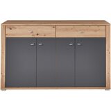 XORA omara za čevlje barve grafita, hrast artisan | Shoptok.si