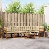  Set vanjskih sofa 7 kom. Prirodna i bež | shoptok.hr