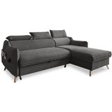 Miuform Tamno siva baršunasta sklopiva kutna garnitura (s desnim kutom) Sweet Harmony – Miuform Tamno siva baršunasta sklopiva kutna garnitura (s desnim kutom) Sweet Harmony – Slike