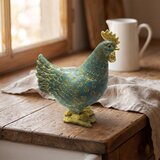 Signes Grimalt Kipci in figurice Figura Kokoš Turkizna | Shoptok.si