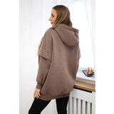 Kesi Mocca insulated turtleneck sweatshirt | shoptok.hr