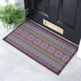 Artsy Doormats Predpražnik iz reciklirane plastike 40x70 cm Fair Isle – | Shoptok.si