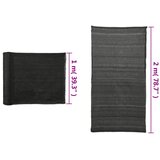  Mreža za privatnost HDPE 2 x 25 m crna | shoptok.hr