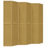  Sobna pregrada s 6 panela smeđa od masivnog drva paulovnije 40 x 220 cm | Shoptok.si