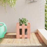 vidaXL Vrtna sadilica s izgledom ograde 30x30x30 cm masivna duglazije cijene