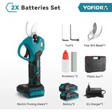 Yofidra Električni obrezovalnik, brezkrtačni motor, polnilna, 2 bateriji EU vtič, (5000156953) | Shoptok.si