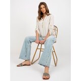 RUE PARIS Shirt-WN-KS-VE51.30X-light beige | Shoptok.si