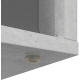  Strani šal s predalom Betonsko siva 49,5 x 22 x 47 cm, (5000233848) | Shoptok.si