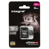 Integral Spominska kartica Micro SDHC/XC Class10 UHS-I U1, 128 GB + adapter