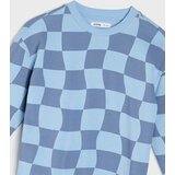 Sinsay Karirana crewneck majica | shoptok.hr