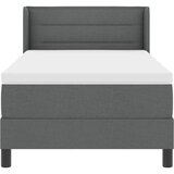  s opruga kutije Tamno siva 200 x 80 cm tkanina | shoptok.hr