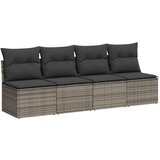  9-dijelni set vrtnih sofa od poliratana s jastucima sivi | shoptok.hr
