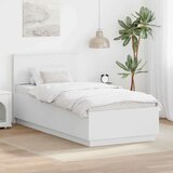  Okvir za krevet Bijela 100 x 200 cm Konstruirano drvo - Bijela 100 x 200 cm | shoptok.hr