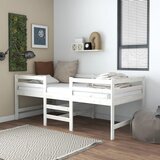 vidaXL Posteljni okvir bel 90x200 cm trdna borovina Cene