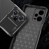 Techsuit Karbonska maska za Xiaomi Redmi Note 12 5G / Poco X5 – črna | Shoptok.si