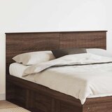 vidaXL Vzglavje z vzglavjem Rjav hrast 160 cm Konstruiran les | Shoptok.si