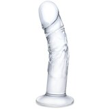 Gläs Stekleni dildo Curved Realistic Cene