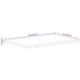 vidaXL Ploča za radni stol zaobljena 110x50x2,5 cm od drva manga | shoptok.hr