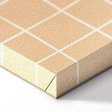  Slika - Waving Lines - Creamy Grid on a Noisy Pastel Background 20x30 Akustična | shoptok.hr