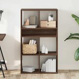 Ormarić za knjige smeđi hrast 66x31x112 cm konstruirano drvo | shoptok.hr