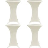  Za stol za stajanje Ø 70 cm krem rastezljiva 4 kom | shoptok.hr
