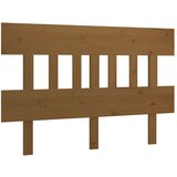 Maison Chic posteljno vzglavje - vzglavna omarica - nočna omarica medeno rjavo 138,5x3x81 cm trdna borovina, (21707025) | Shoptok.si
