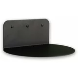 Spinder Design Črna kovinska polica 30 cm Flex –