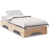 Maison Chic Posteljni okvir - Enojna postelja - Postelja za odrasle brez vzmetnice ga je mogoče zlagati 75x190 cm-J11857, (21759742) | Shoptok.si