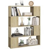 vidaXL ormarić za knjige / sobna pregrada boja hrasta 100x24x124 cm | shoptok.hr