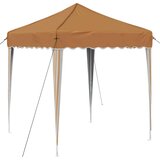  Zložljivi &amp;scaron;otor za zabave Bež 195 x 195 x 245 cm Oxford tkanina, (5000212547) Slike