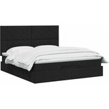  Krevet od pjene s madracem i LED-om Crna 180 x 200 cm Tkanina | shoptok.hr