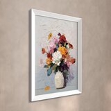 Styler Tiskana slika z okvirjem 56x75 cm White Vase – | Shoptok.si