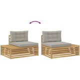  5 Komad Set vanjskih sofa Poliester Bijela | shoptok.hr