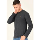 Dewberry T8588 BIKE COLLAR MEN'S SWEATSHIRT-DARK ANTHRACIC | shoptok.hr