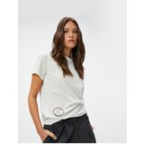 Koton Crochet Detailed T-Shirt Short Sleeve Crew Neck Cotton | Shoptok.si