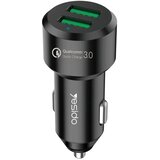 Yesido Brzi punjač za automobil sa dva USB porta QC 3.0 Cene