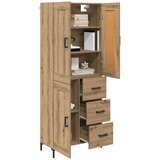  Highboard 2 kom. Umjetnički hrast 69,5 x 34 x 180 cm | shoptok.hr